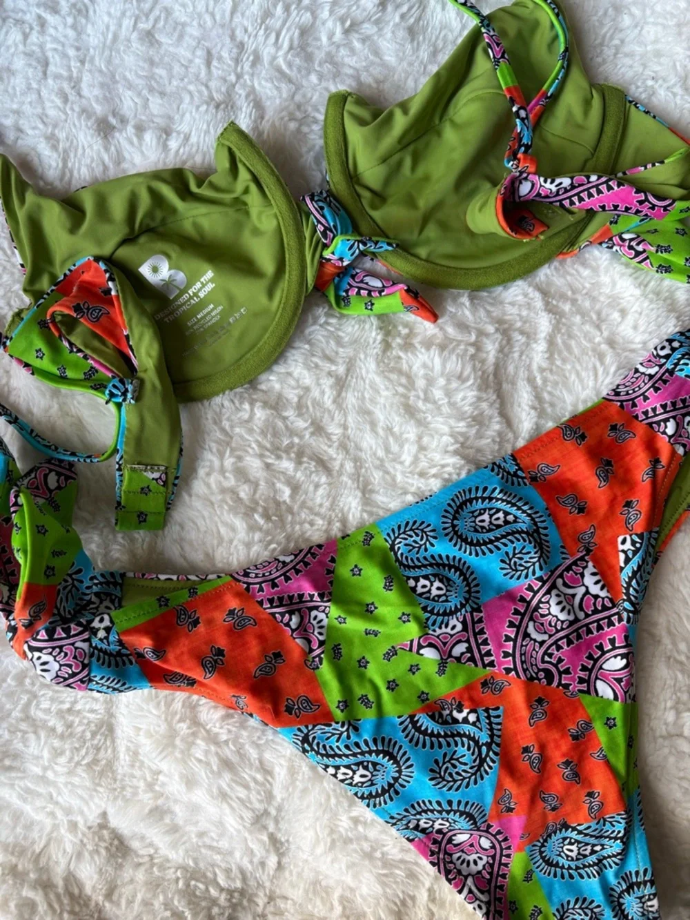 NWOT blackbough swim • paisley bikini - Picture 5 of 5